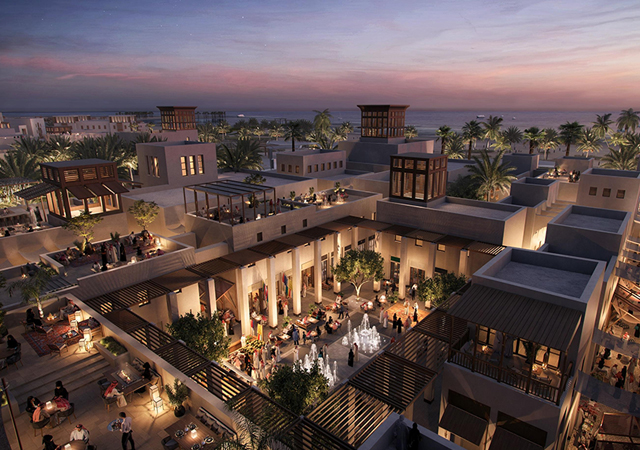 The Jeddah Central project aims to establish a global destination with an architectural design inspired by the historical Al-Balad district.
